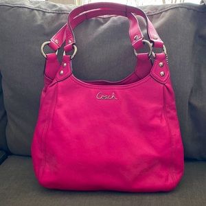 Genuine Coach Ashley Hobo handbag F21926 in the rare, beautiful pink